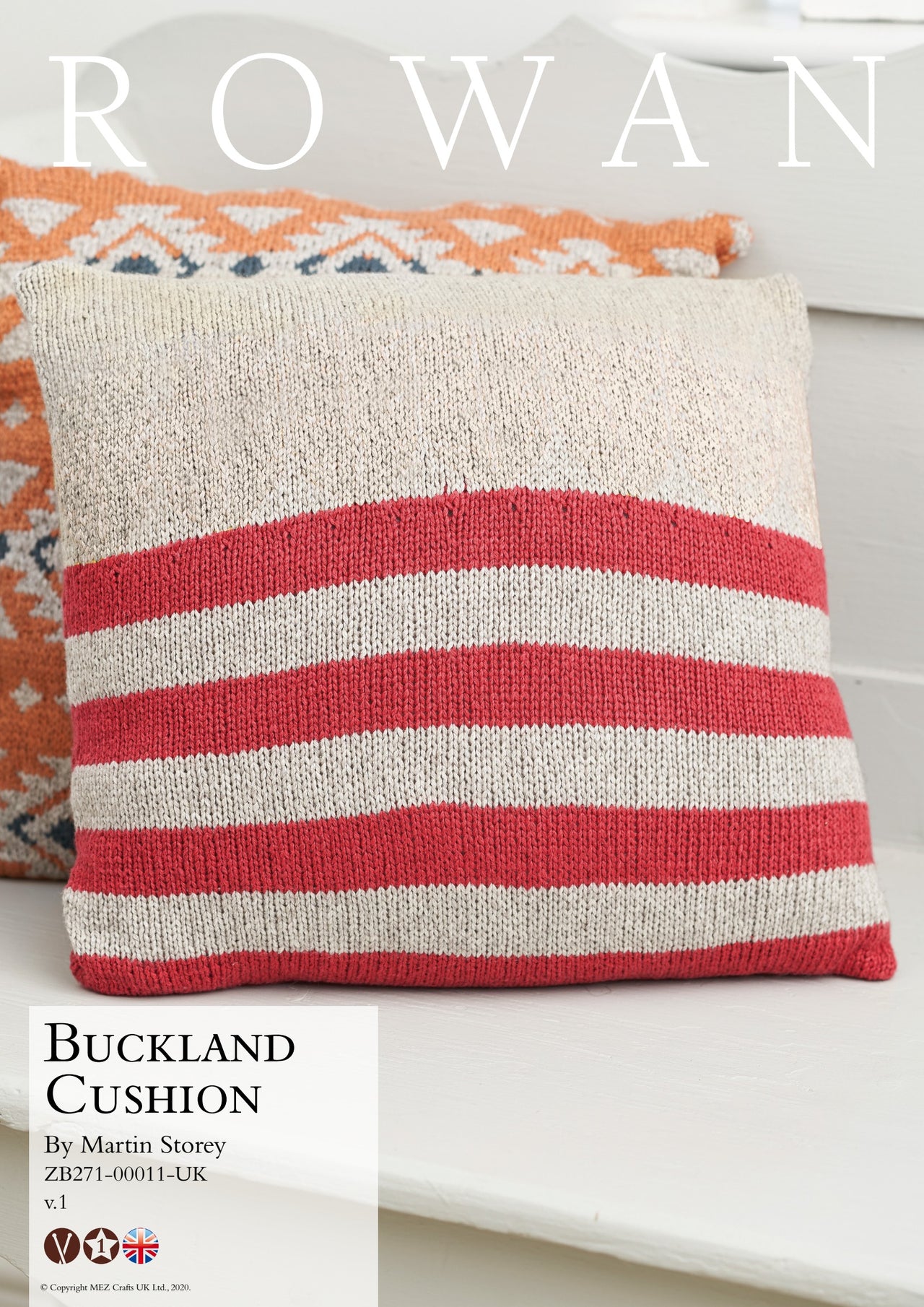 Rowan Buckland Cushion Homeware Knitting Pattern