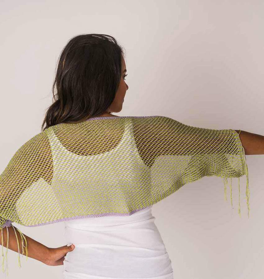 Atai Bi Nana Shrug Cape Knitting Pattern