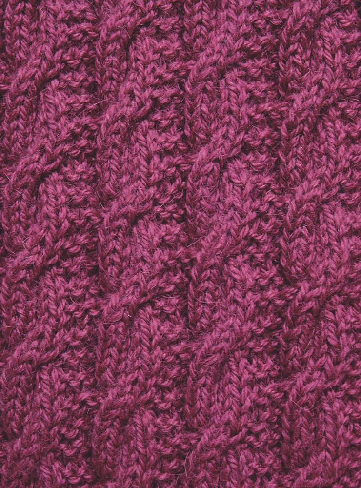 Reversible Cabled Wrap #142