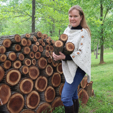 Bonnie's Woodland Cabled Wrap