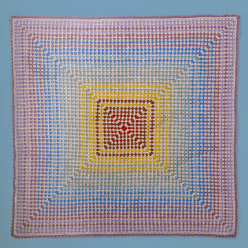 Paintbox Yarn Fireside Granny Square Blanket
