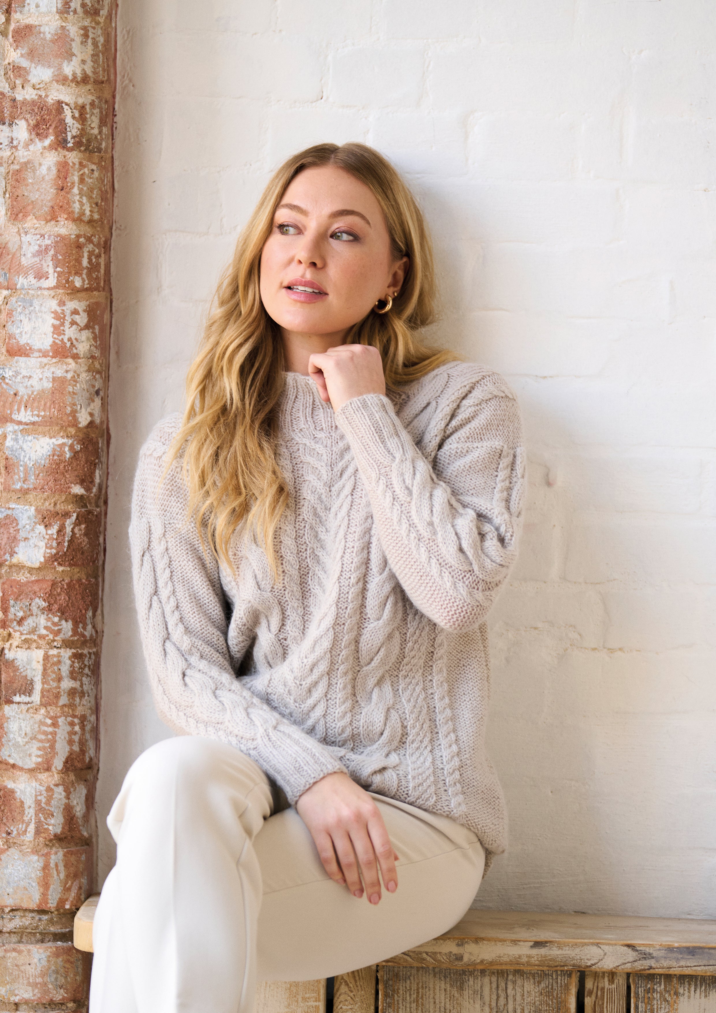 Glacier Sweater Jumper Knitting Pattern