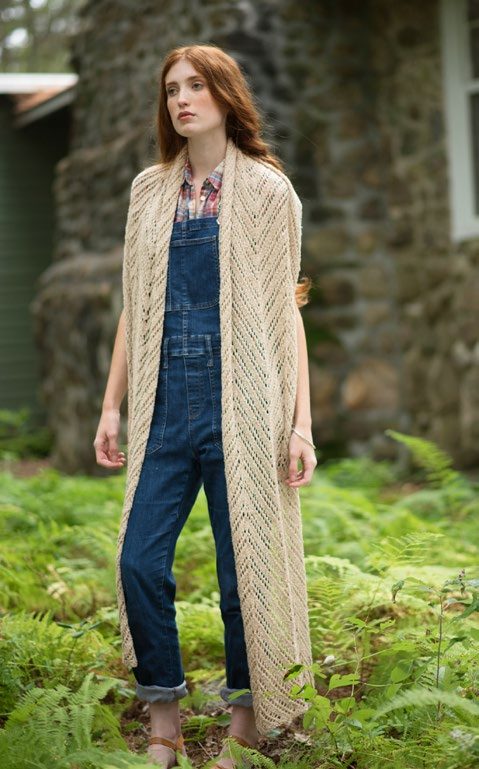 Spruce Head Stole Wrap Knitting Pattern