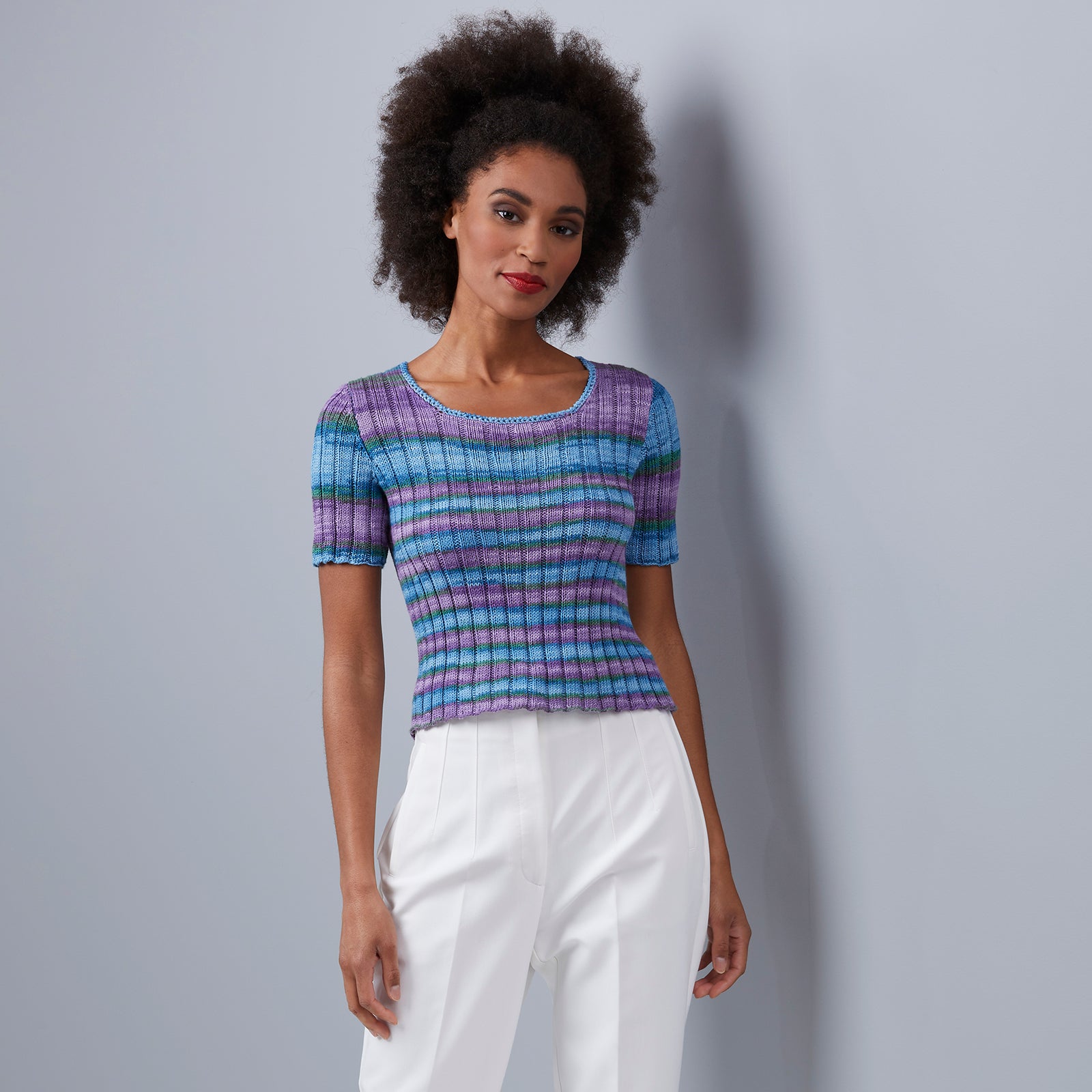 Sesia Sadie Tee Jumper Knitting Pattern