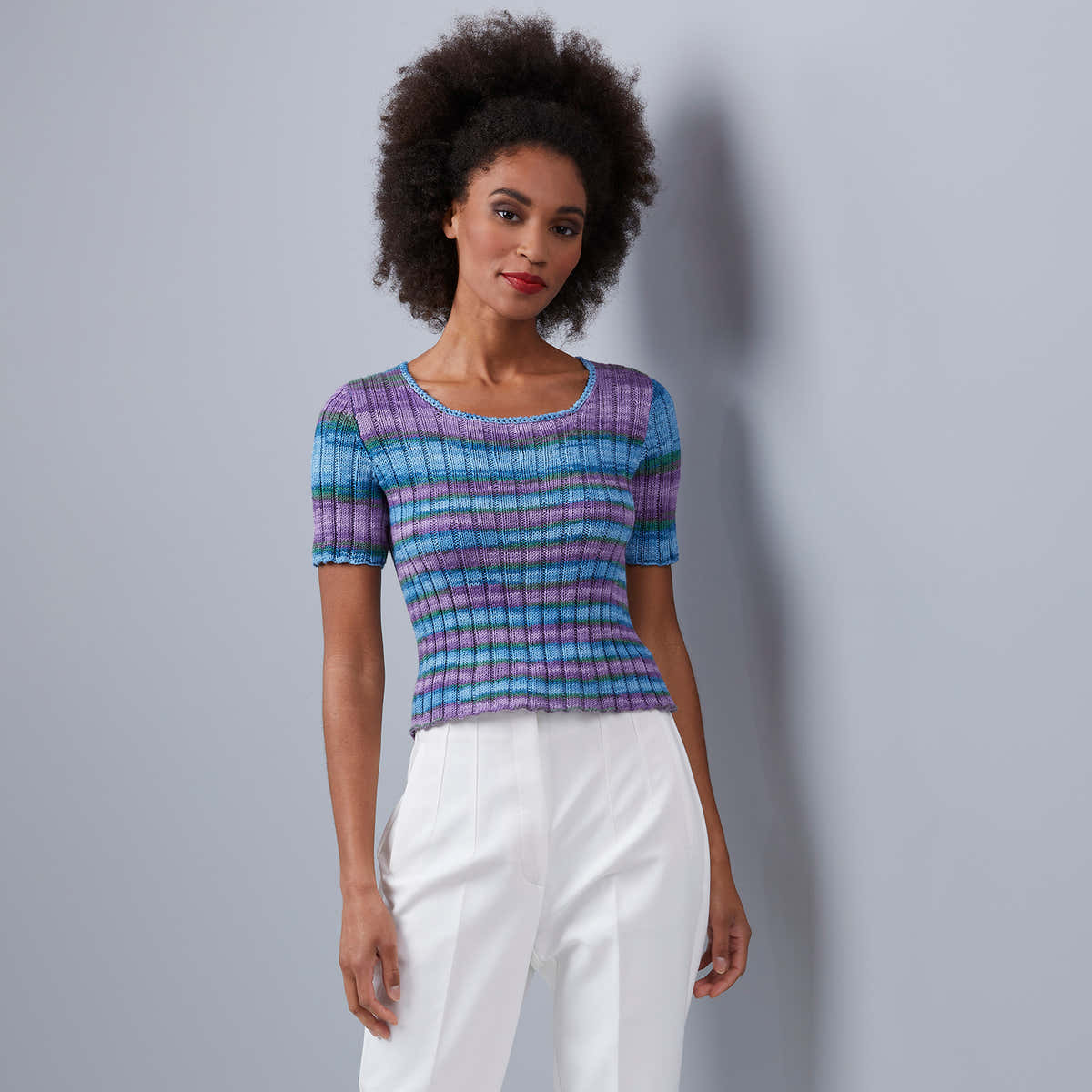 Sesia Sadie Tee Jumper Knitting Pattern