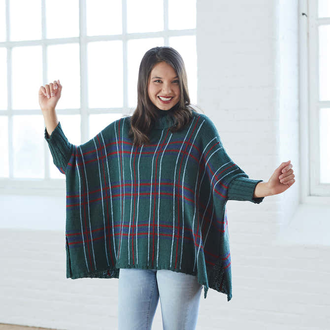 Valley Yarns Tulloch Tartan Knitting Pattern