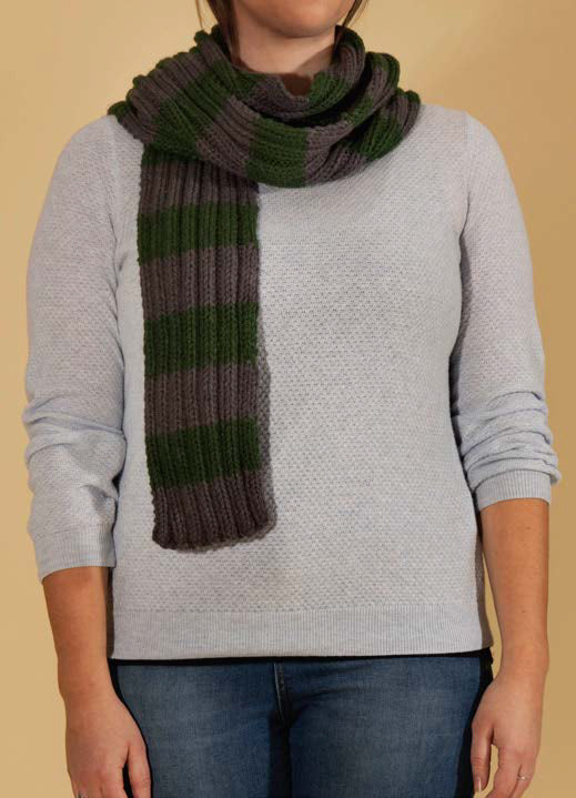 Paintbox Yarns Frosty Chunky Scarf Knitting Pattern
