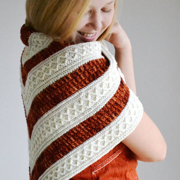 Mindfullness Shawl in Malabrigo Mechita - PDF