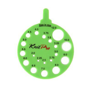 Knitter's Pride Round Needle Gauge - Ivy