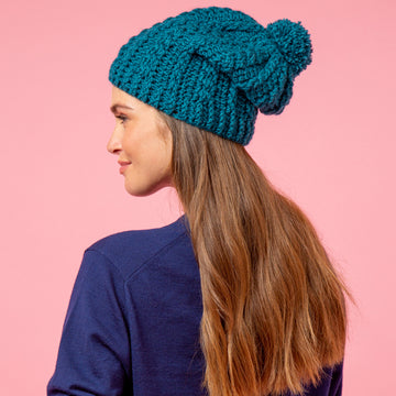 Paintbox Yarns Cinnamon Swirl Hat and Scarf Set Crochet