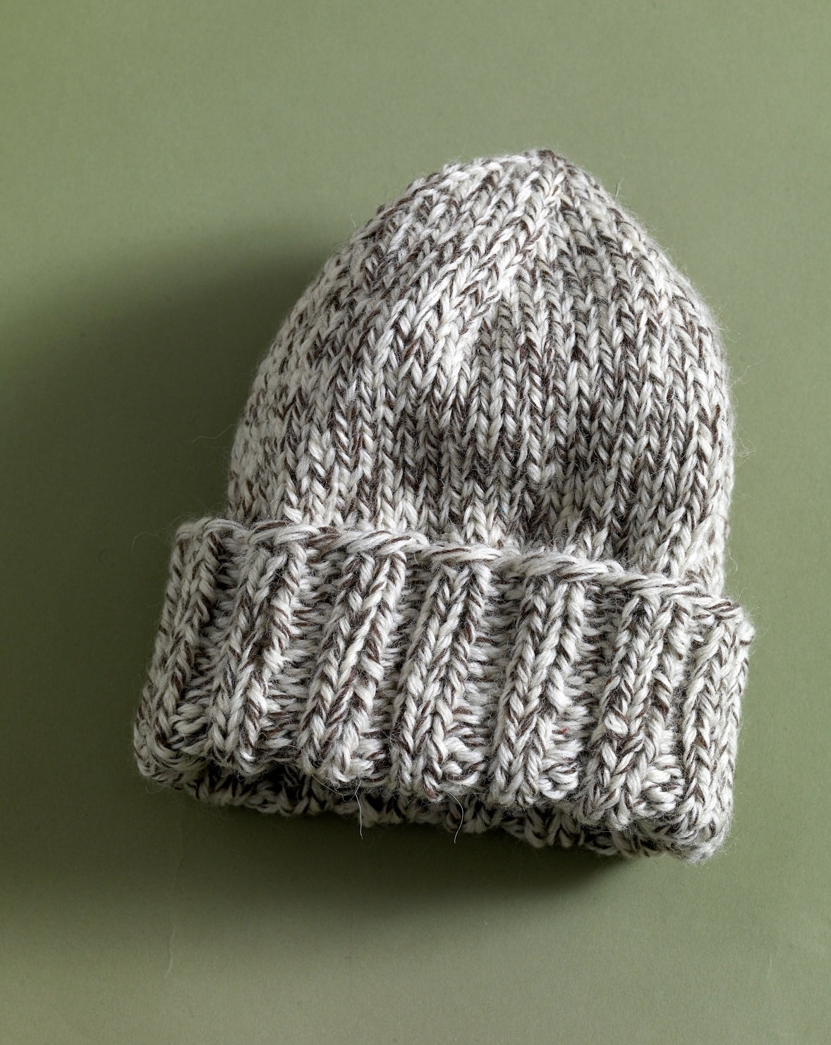 Easy Tweed Hat Knitting Pattern