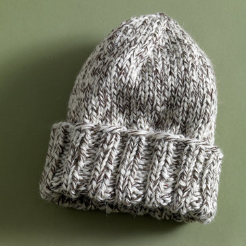 Easy Tweed Hat Knitting Pattern