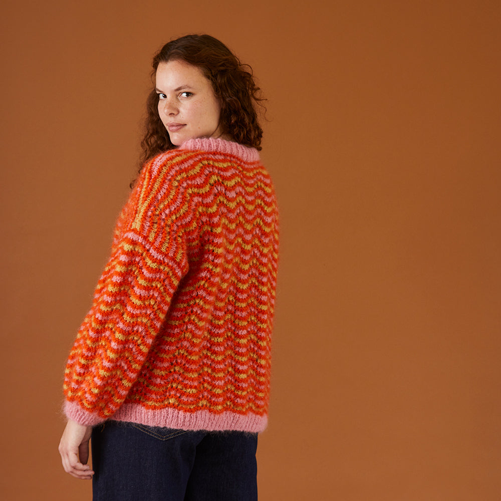 Debbie Bliss Bailey Ripple Sweater Knitting Pattern