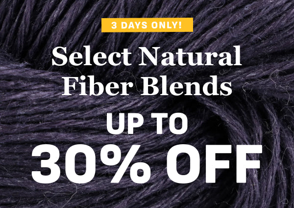 Up to 30% off Natural Fibers