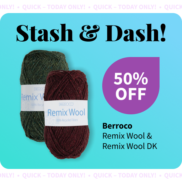 50% off Berroco Remix Wool & Remix DK