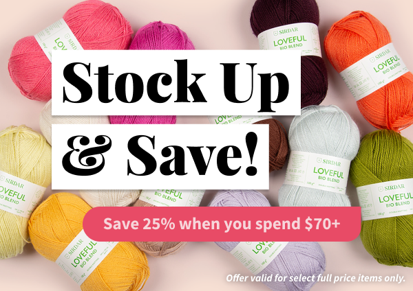 Save 25% when you spend $70+