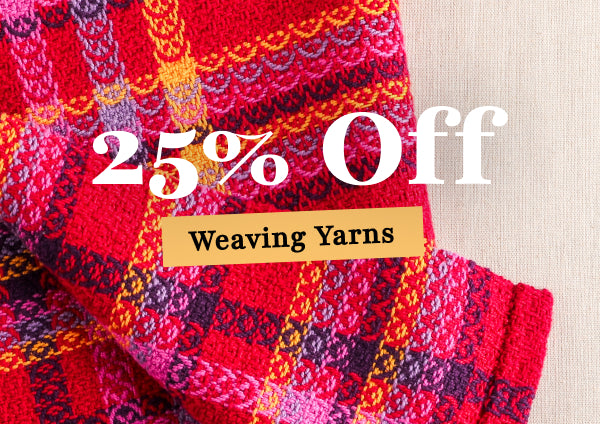 25% off selected Weaving Yarns