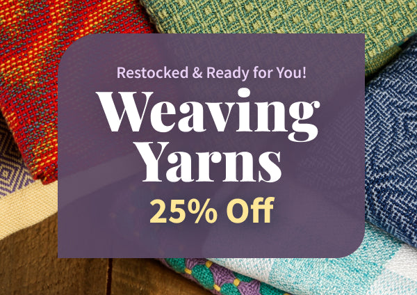 25% off selected Weaving Yarns