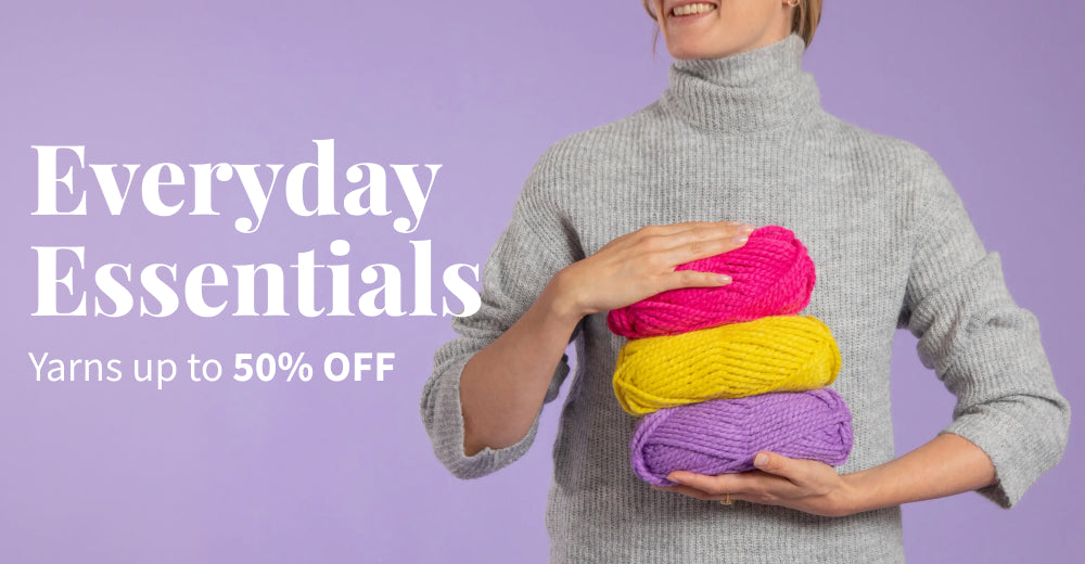 Up to 50% off Everyday yarns