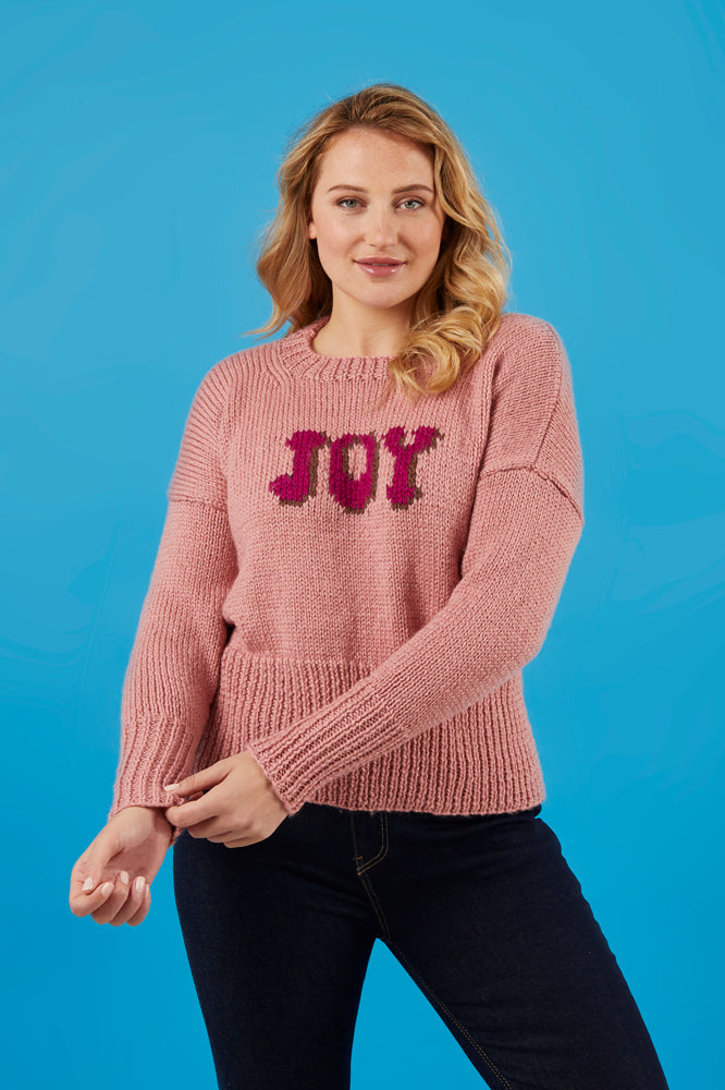 Paintbox Yarns Joy Sweater Knitting Pattern