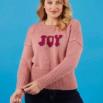 Paintbox Yarns Joy Sweater Knitting Pattern