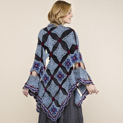 Valley Yarns Istria Shawl Crochet Pattern