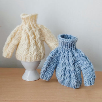Cable Sweater Cosy