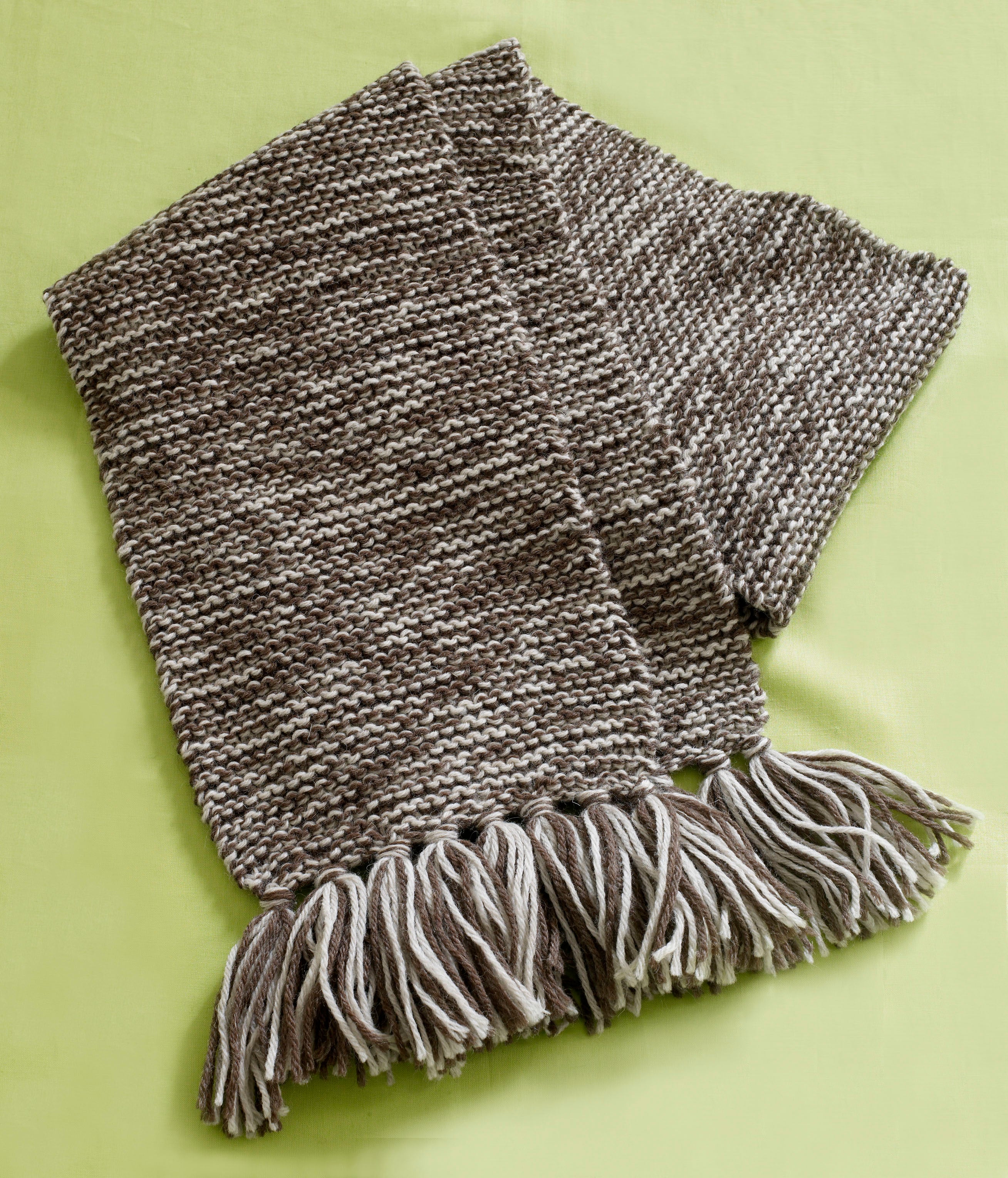 Free Scarf Knitting Pattern PDF Download – Lion Brand Garter Tweed