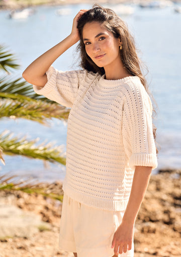 Lustre Top in MODE at Rowan Cotton DK PDF