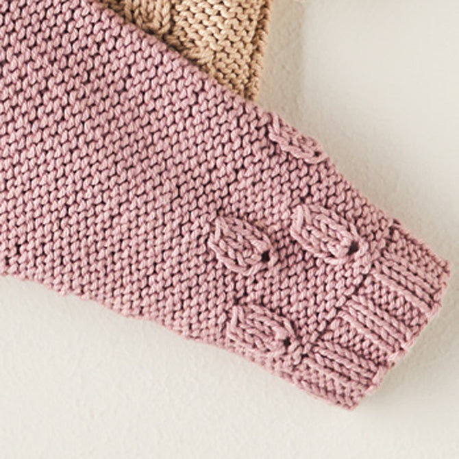 Sirdar Leaf Cardigan and Pullover Knitting Pattern