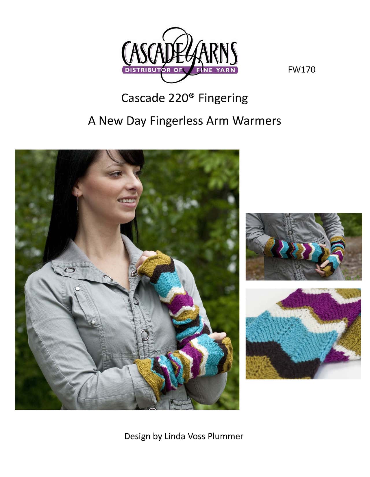 Cascade Yarns FW Fingering A New Day Fingerless Arm Warmers (Free)