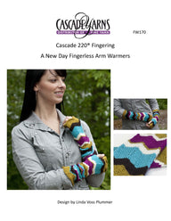 Cascade Yarns FW Fingering A New Day Fingerless Arm Warmers (Free)
