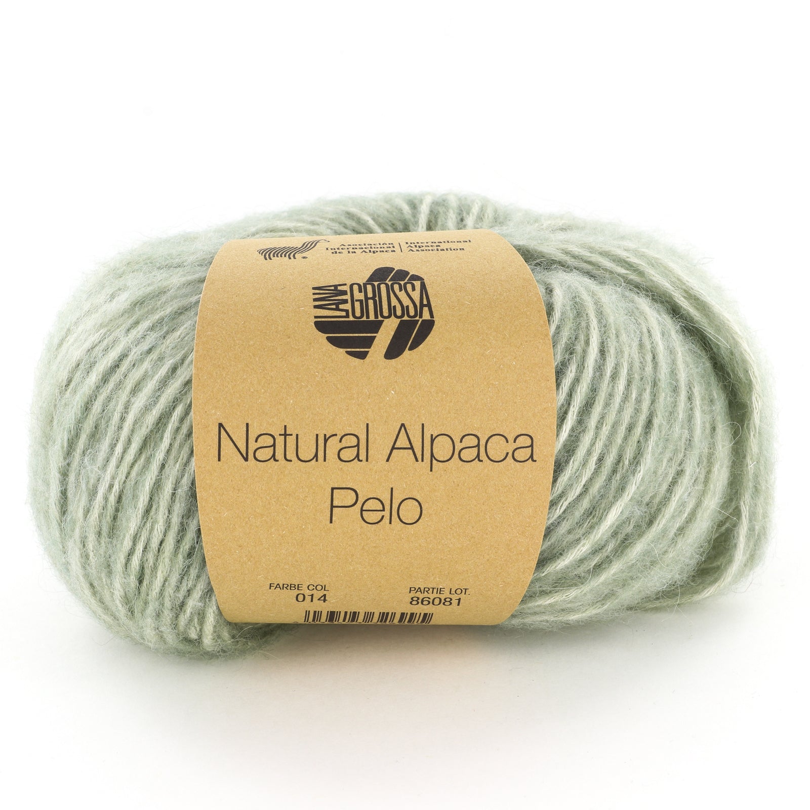 Lana Grossa Natural Alpaca Pelo Yarn - Cotton Worsted