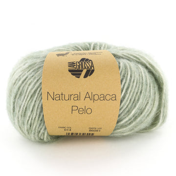 Lana Grossa Natural Alpaca Pelo Yarn - Cotton Worsted