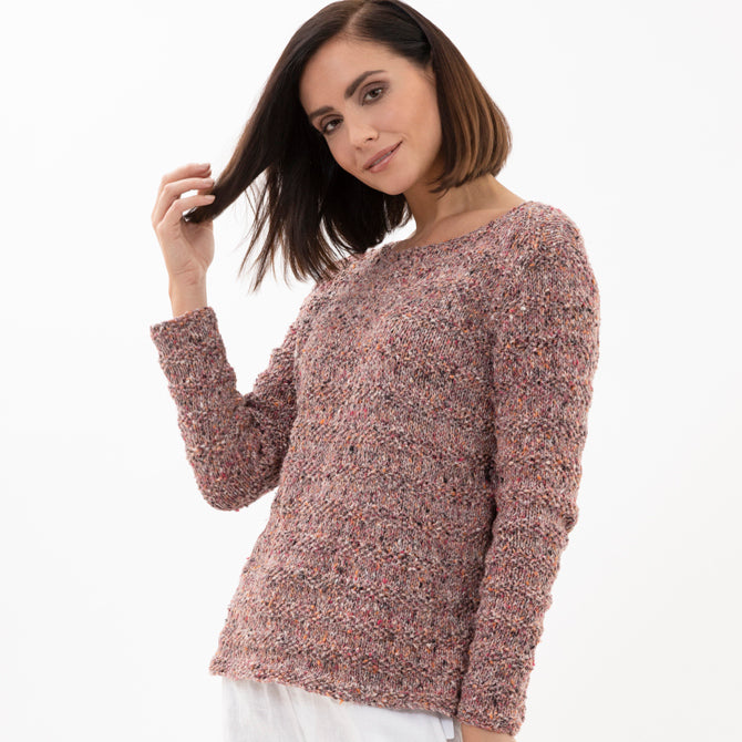 Stacy Charles Fine Yarns Esther Pullover Knitting Pattern