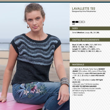 Tahki Yarns Lavallette Tee PDF