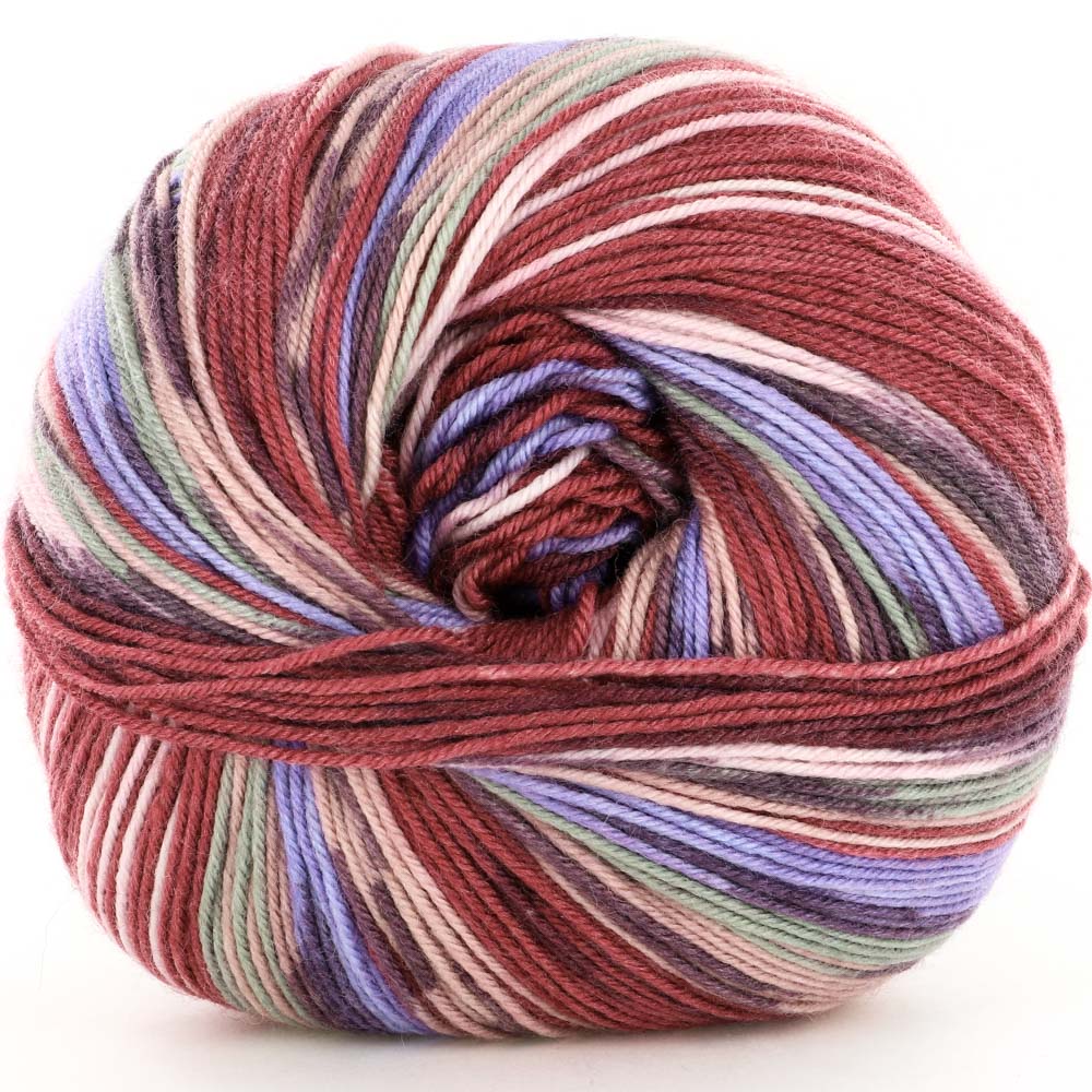 Lana Grossa Meilenweit 100 Seta Fiore Yarn - Merino Wool 4 Ply