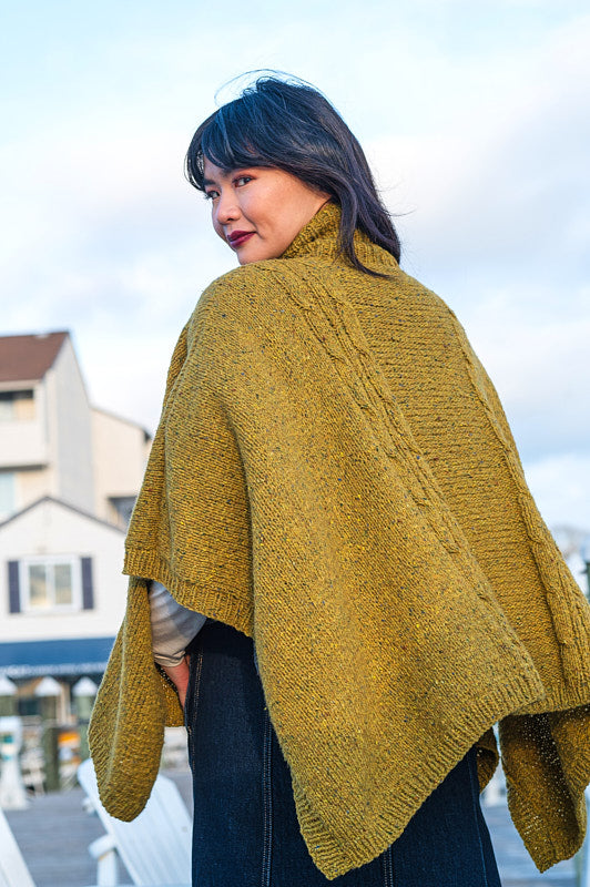 Burwell Poncho Cape Knitting Pattern