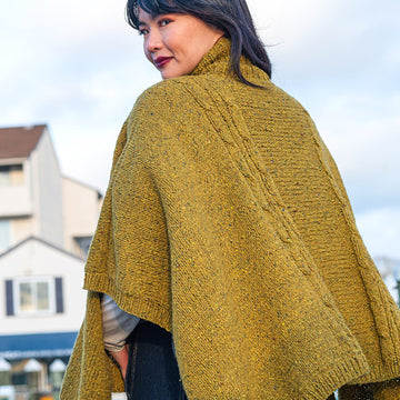 Burwell Poncho Cape Knitting Pattern