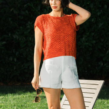 Coralline Top in Berroco Tillie Knitting Pattern