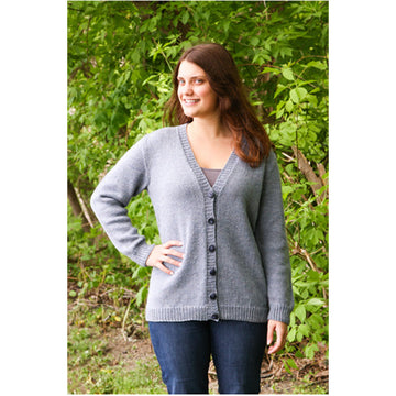 First Cardigan with Set-In Sleeves S2 - V- Spring/Summer 2026