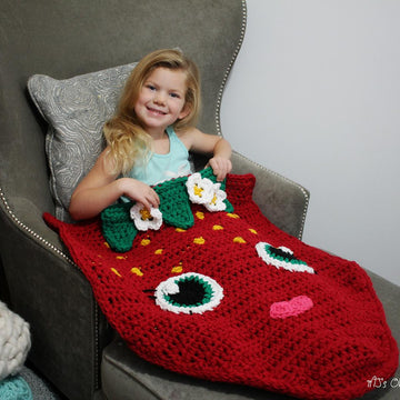 Strawberry Shopkin Inspired Costume/Blanket