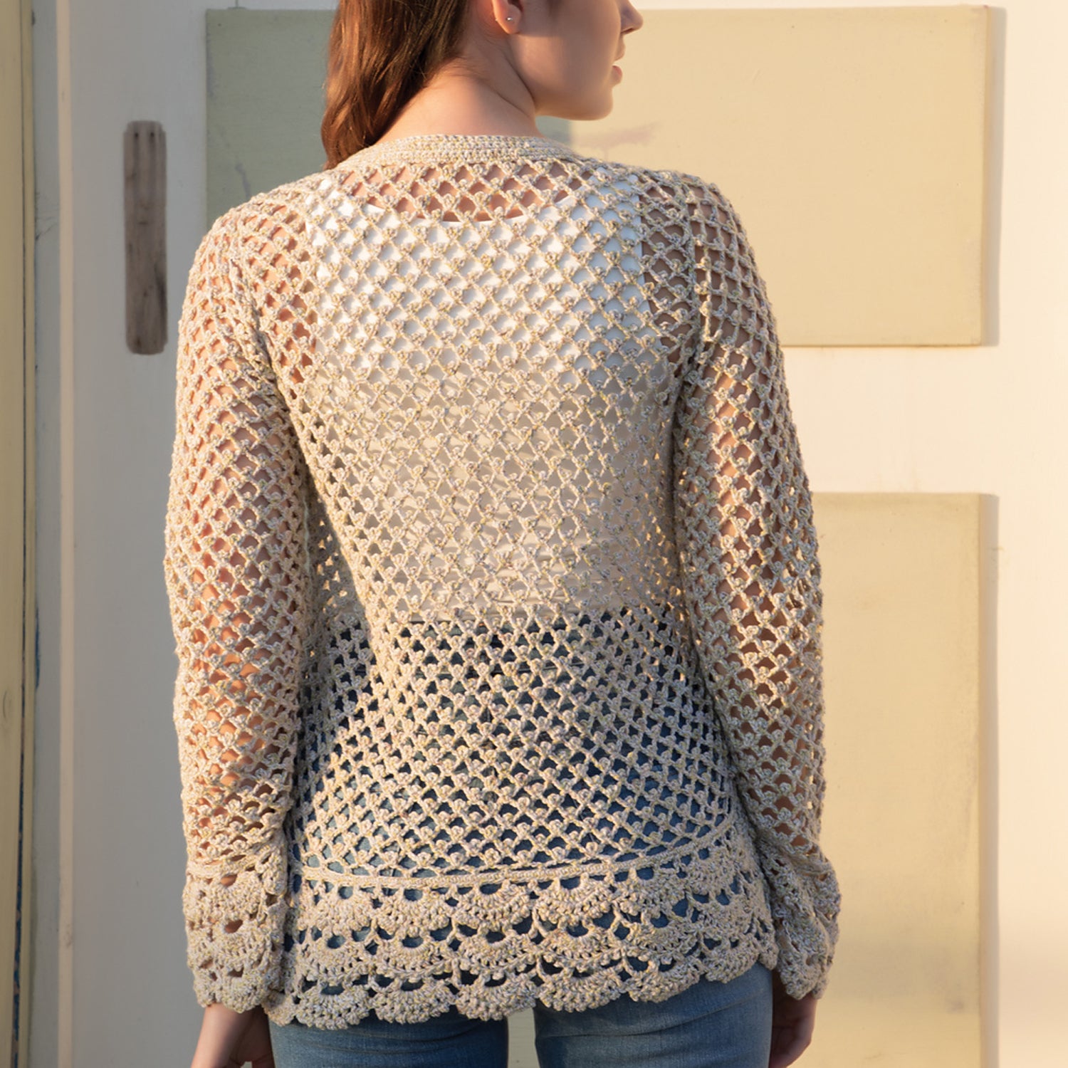 Jody Long JL- Amelia Cardigan Crochet Pattern