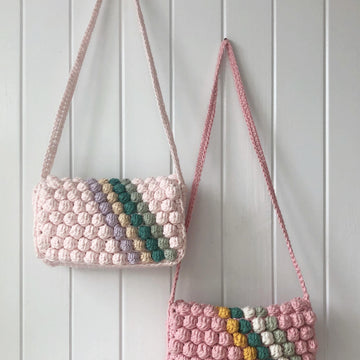 Rainbow Bobble Clutch