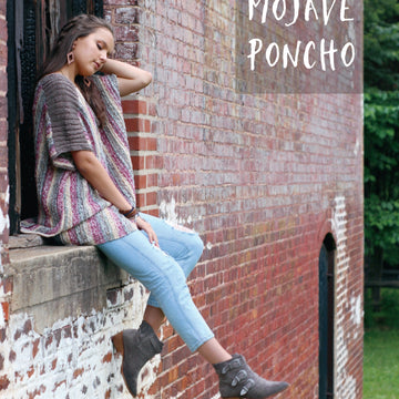 Universal Yarn Mojave Poncho Cape Knitting Pattern