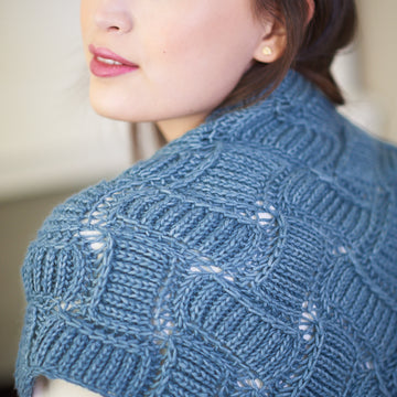 Beatriz Shawl Wrap Knitting Pattern