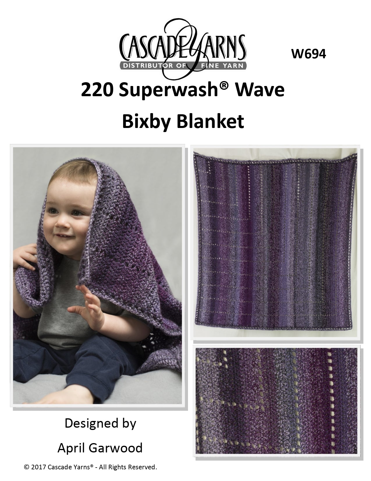 Cascade Yarns W Bixby Blanket Crochet Pattern