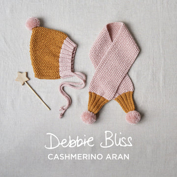 Debbie Bliss Bobbi Bonnet & Scarf Knitting Pattern