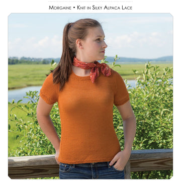 Classic Elite Yarns Morgaine Jumper Knitting Pattern