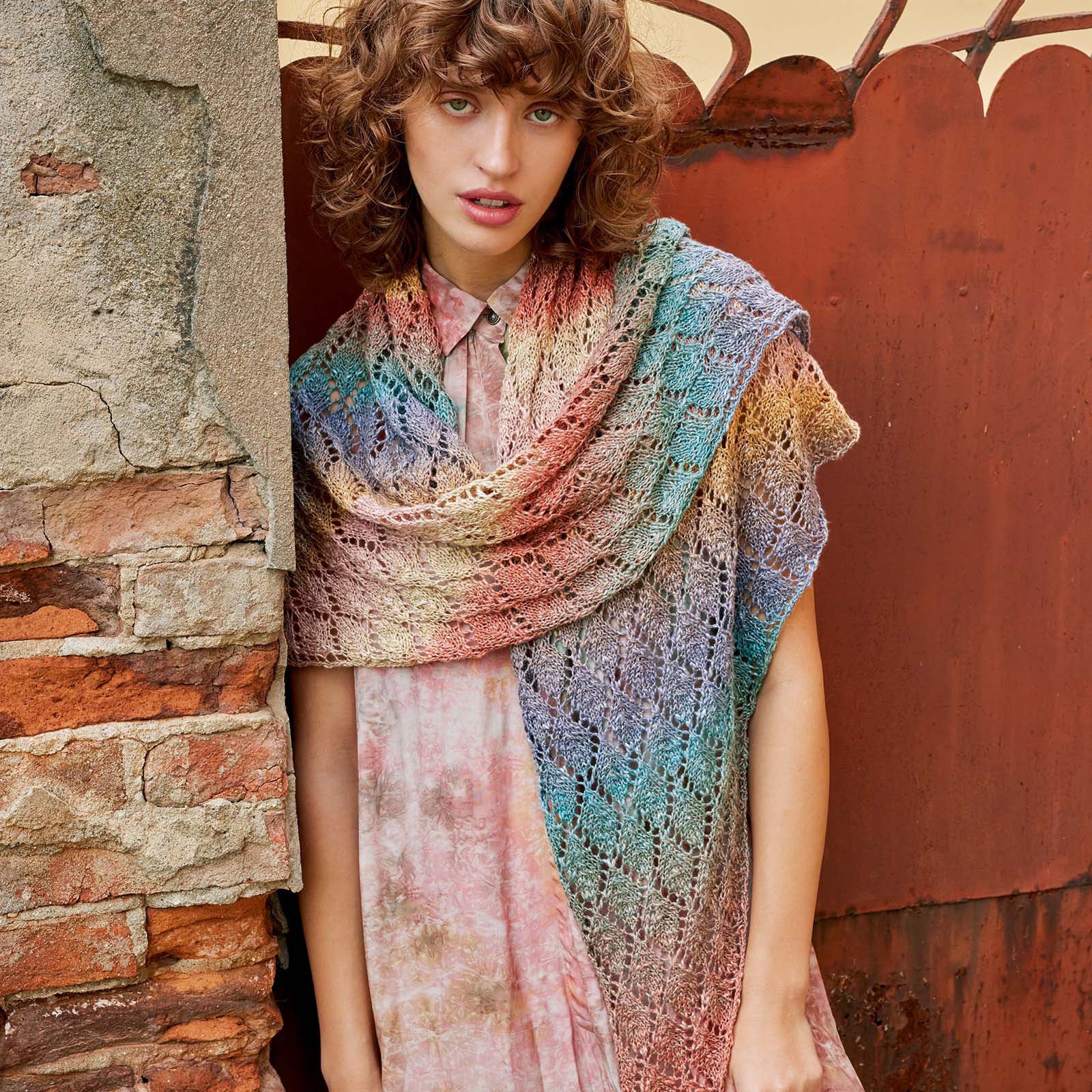 Lang PTO57-01 Triangular Shawl Wrap Knitting Pattern